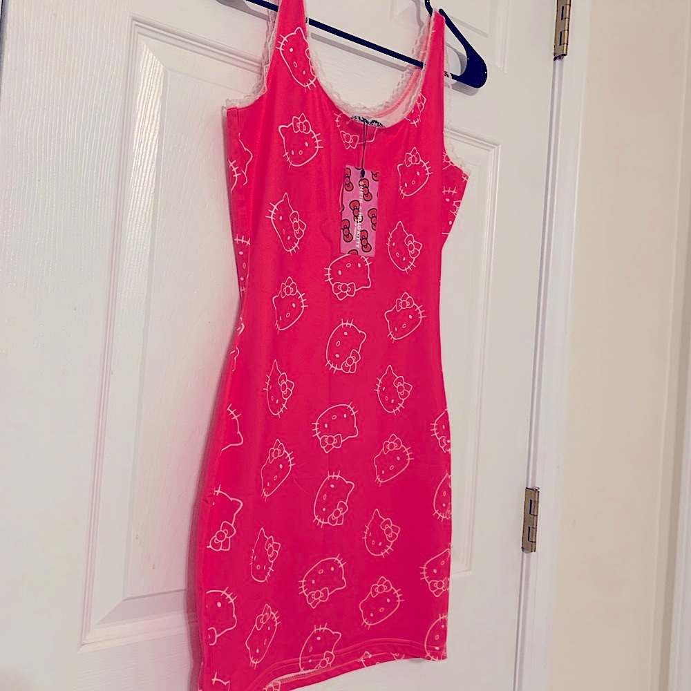 New with Tags Hello Kitty Lace Bow Dress